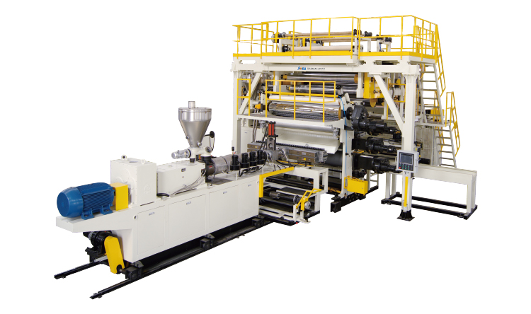 PVC地闆革生産線