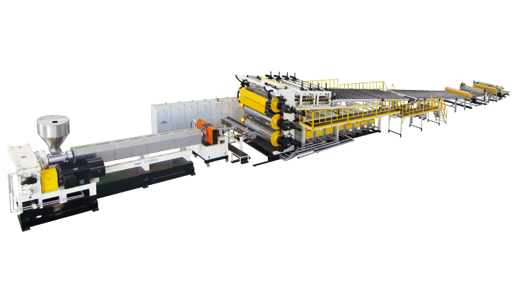 PP、PE、ABS、PVC厚闆生産線