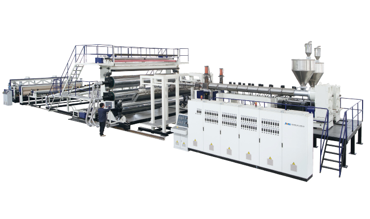 PE土(tǔ)工膜、防水卷材生産線